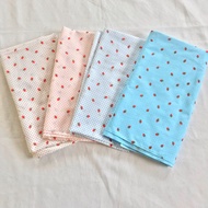 Cotton Blend Strawberry Pattern Width 45 Inches.