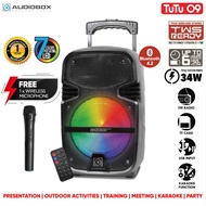 Sonicgear Audiobox BBX800 TWS Bluetooth Trolley Speaker Wireless Mic included Portable Karaoke Free 