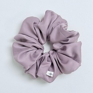 Handmade Large Satin Scrunchie | RoseBrown | Purple XXL Scrunchie | Hair Tie | YikiSam