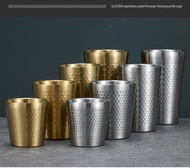 Ly Kim Cương Hai Lớp Giữ Nhiệt Bằng Inox 304 [ KT: 175ml  300ml  350ml  450ml ]