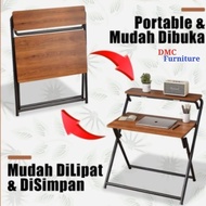 Portable folding table 60 cm study table