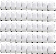 BeeGreen 50 pieces White Drawstring Backpack Bags Wholesale Cinch Bags Bulk Heavy Duty String Backpa