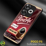 HP [GM37] Glossy Softcase poco F6 Case Xiaomi poco f6 Silicone Mica Case Protective Silicone Glass C