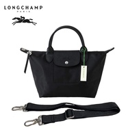 [Longchamp Paris]  longchamp official store bag L1500 598 mini short handle waterproof nylon bag Cross Body &amp; Shoulder Bags long champ w