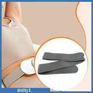 [Dolity1] Abdominal Massager Vibration Machine Belt Portable Fascia Ring Waistband for Slimming and 