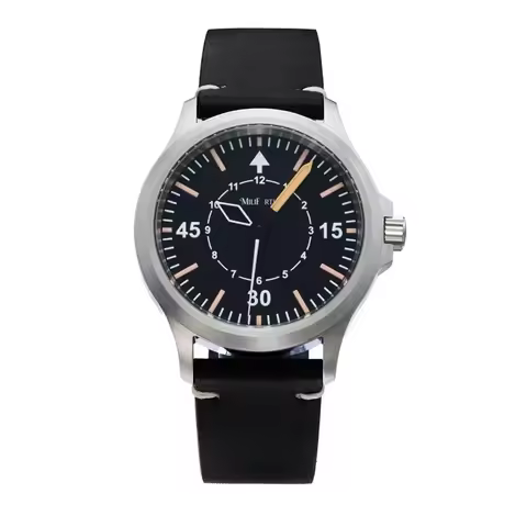Milifortic 39mm Field Pilot Watch Men M111 NH38 Automatic Mechanical Stainless Steel C3 Luminous Sap