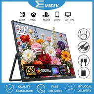EVICIV Portable Monitor 22 inch 2K Game Monitor Laptop PS3 4 5 Mac Stand Umax Game Display With Stan