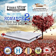 ROMANCE 2 Fibre Star 100% Full Natural Fibre Coconut Mattress/ TilamSabut