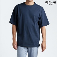 era-won เสื้อยืด Oversize T-Shirt สี Navy