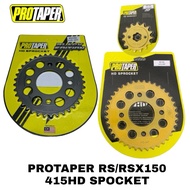 RS150 415 PROTAPER SPOCKET BLACK/GOLD 100% ORIGINAL