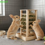 EPOCH Hay Feeder, Durable Self-Feeding Rabbit Hay Manger, Practical Detachable Wooden Hay Grass Hold