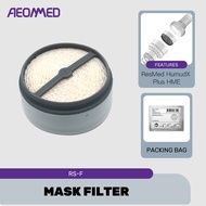 6 ชิ้น ตัวกรองความชื้นปราศจากน้ํา CPAP สามารถแทนที่ ResMed Airmini HumudX Plus HME CPAP Filter Cotto
