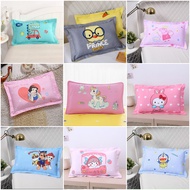 Young latex pillow for baby with cotton pillow intestine core and anti-cuffy pillow against colorful head size 30x50cm