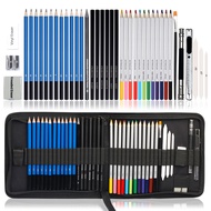 41pcs/set Sketch Pencil Knife Eraser And Drawing Pencil For School Purpose Pencil Drawing Set