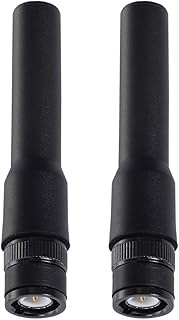 Bingfu Ham Radio BNC Male Soft Antenna 2-Pack Compatible with Uniden SR30C Bearcat BC125AT BCD436HP 