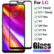 Premium Full Cover Tempered Glass For LG G7 ThinQ Screen Protector Protective Glass For LG G7 One Fit Plus Q9 X5 Full Glue Glass