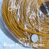 Nylon Rope #10 (PRICE PER METER LENGTH) ROPE 5mm - More than 1Meter Order We Will Send it with No Cu