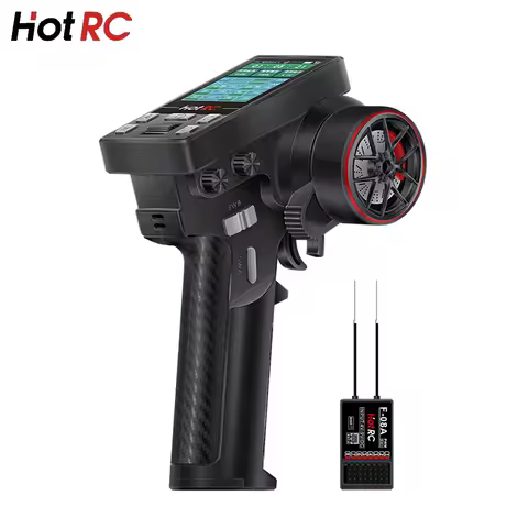 Hotrc Hot Rc CT-8B CT8B 2.4Ghz 10Ch Remote Control F-08A F08A 8Ch Receiver 300m Range For Rc Cars/ S