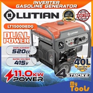 Mytools LUTIAN Inverter Gasoline Generator LT15000iEDG Recoil/Electric 11000W 520cc | Mesin Penjana 