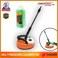 APACHE FlexiMod® PB1-PRO | High Pressure Water Jet Cleaner | Patio Brush | Brick Floor | Rotary Wash