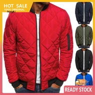 HH Men Coat Solid Color Men Classic Zip Up Men Coat