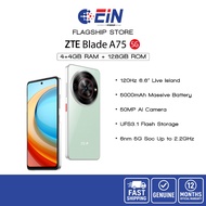 ZTE Blade A75 5G | 4+4GB RAM & 128GB ROM | 120Hz 6.6" | 5000mAh | 50MP AI Camera | UFS3.1