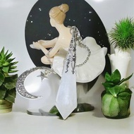 稀有絕美 月光石靈擺 月光石項鍊 占卜 吊墜 月光石 白月光石靈擺