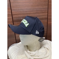 NE 9 Forty A Jepun NE Big Cap Neon Lime White Logo Dark Navy Baseball Cap Snapback Adjustable
