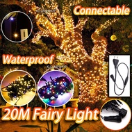 20m 200led Fairy Light Lampu Diwali Outdoor Waterproof Deepavali Light bilik 20M Indian Diwali Deepa