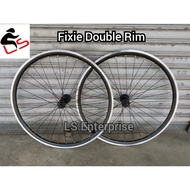 Bicycle Fixie Alloy Rim Set Wheelset 700 / 24 / 20x1 3/8 / 24x1 3/8 Basikal Rim