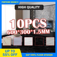 10pcs vinyl Floor sticker ( 60x30cm) self adhesive SXP tiles Floor stickers home decor waterproof PVC vinyl tile flooring