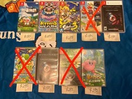 Switch Game放售/交換-星之卡比 /MARIO/LUIGI MANSION/BIOHAZARD/牧場物語