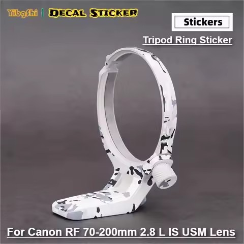 For Canon RF 70-200mm 2.8 L IS USM Tripod Ring Sticker Vinyl Wrap Film Tripod Ring Body Protective S