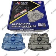 RS150 RSX150 NLK TRANSPARENT HEAD COVER POLYCARBONATE MATERIAL BLUE SMOKE