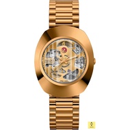 RADO Watch R12065403 / DiaStar The Original Automatic / Men's / Nivachron / Open Heart / 35mm / SS Bracelet / Rose Gold