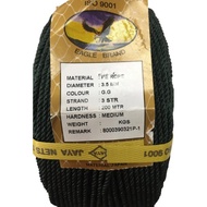 RiversideRetail PE ROPE TALI PE 3.0MM  3.5MM 200MTR  WARNA HIJAU GG  JARING PUKAT IKAN  BRAND JAYA  