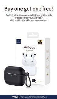 尖沙咀店取令你更放心！全新現貨！ WiWU Airbuds 3rd Generation無線充電藍牙耳機  5.1 bluetooth earphone iphone Airpods