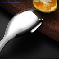 Familiesandflash&gt; Chinese Stainless Steel Spoon Creative Pot Spoon Soup Bun Home Kitchen Essential 316 Stainless Steel Children's Spoon Snd Fork well