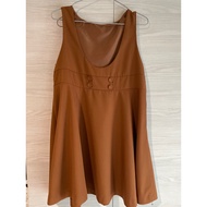 Bib Skirt Caramel Brown Earth music & ecology
