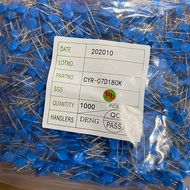 Varistor 7D 07D 180/220/270/330/390/470/680/271/391/431/471K