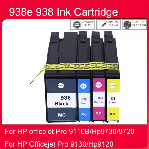 938XL 938 XL Ink Cartridge Compatible for HP938e for HP938 XL For HP officejet Pro 9110b 9120 9130 9