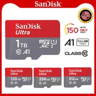 SanDisk® Ultra microSD 128GB/256GB/512GB UHS-I V30 U3 100MB/s for Android Phone iPad DSLR CCTV Surve