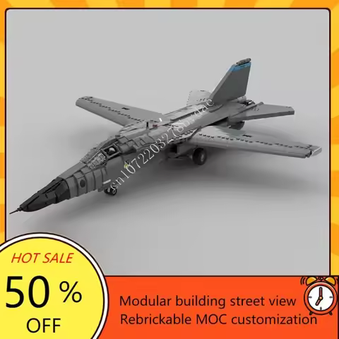 2219PCS MOC Custom Puzzle 1:35 Scale F-111F Aardvark Model DIY Assembled Aircraft Educational Childr