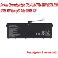 11.61V 55.97Wh AP19B8M Laptop Battery For Acer Chromebook Spin CP514-1H CP514-1WH CP514-1HH SF313-51