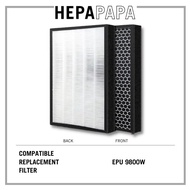 Europace EPU 9800W Compatible Replacement Filter [HEPAPAPA]
