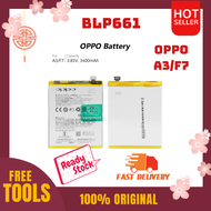 100% Original BLP 661 Battery For OPPO A3/F7 Mobile Phone 3.85V 3400mAh Rechargeable Li-ion Lithium 