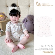 HONEY (3-24M) short sleeve clothing set with soft, airy rayon fabric for boys and girls from 5kg7 to