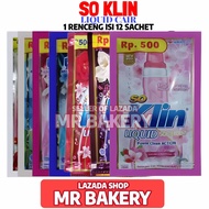 So Klin Cair Liquid 20ML 1 Renceng Isi 12 Sachet