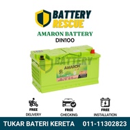 [Installation Available] DIN100 | DIN100L | LN5 | Amaron GO Bateri Kereta Car Battery | AUDI BMW VOL