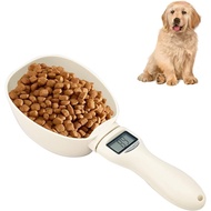 Pet Food Measuring Scoop Scale, Kitchen Digital Food Measuring Spoon for Dog Cat, Precise Dog Food Measuring Scooper, Measure Liquid/Dry Item